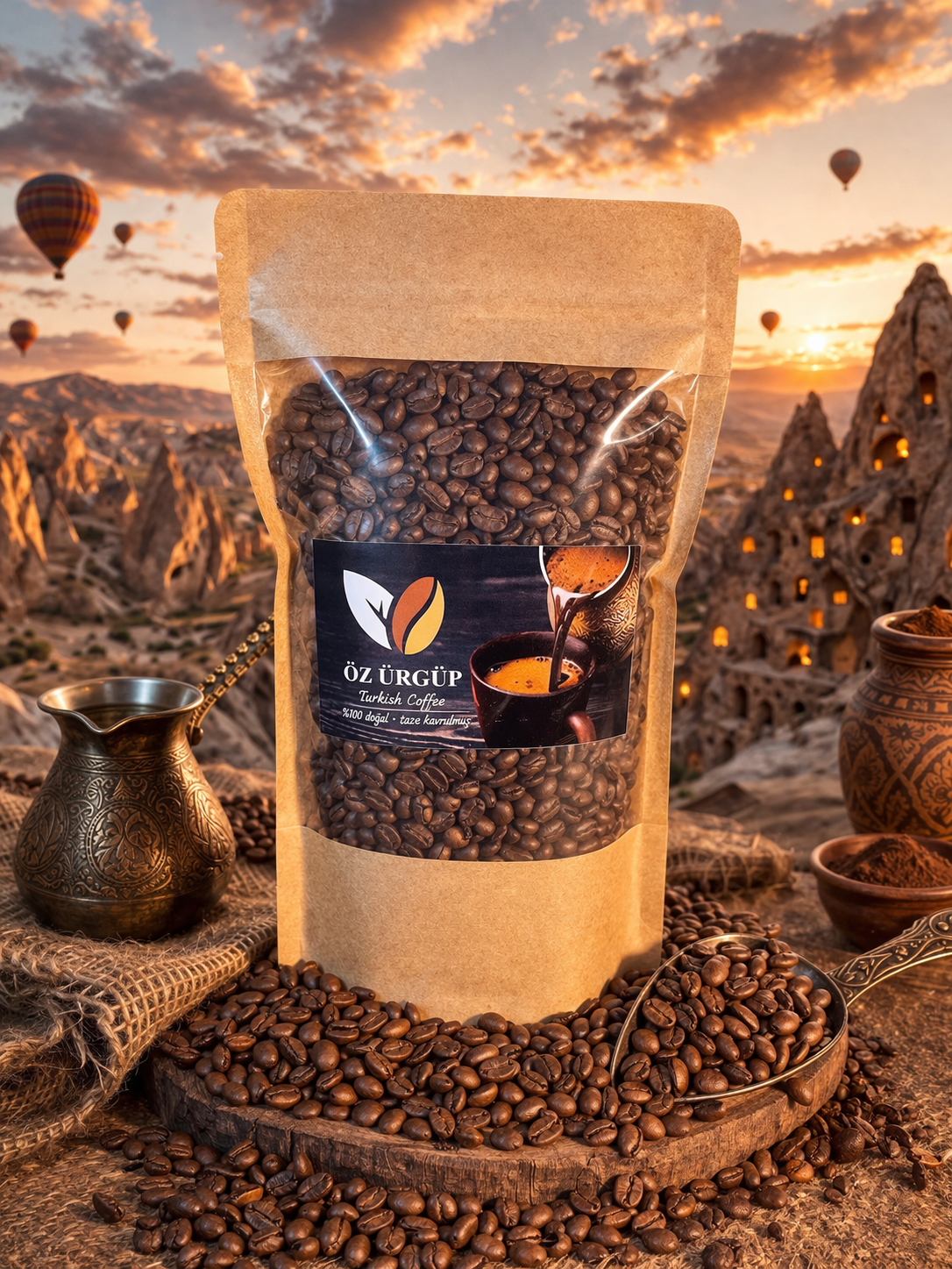 %100 Arabica Koyu Kavrulmuş Espresso Kahve